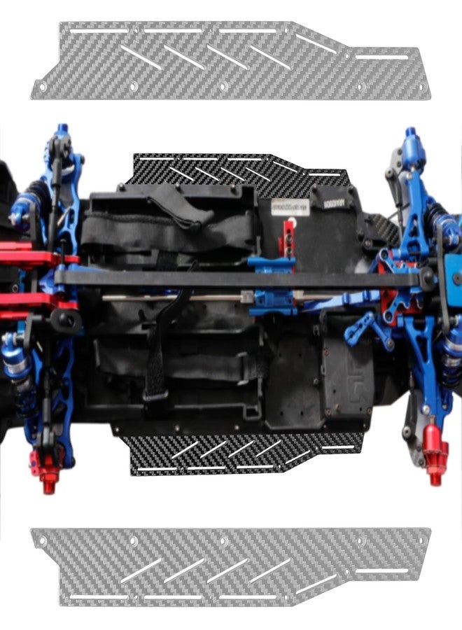 LRFHL Carbon Fiber Left and Right Side Board Plate RC Upgrade Part for ARRMA F1 V2 Limitless 1/7 RC Car - Image 2